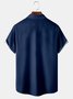 Men's American Flag Print Casual Breathable Hawaiian Short Sleeve Shirt