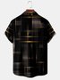 Men's Casual Short Sleeve Hawaiian Shirt with Chest Pocket Print