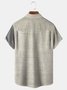 Shading The Crucifix Chest Pocket Short Sleeve Shirt