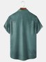 Coconut Tree Chest Pocket Short Sleeve Hawaiian Shirt