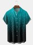 Water Ripple Chest Pocket Short Sleeve Casual Shirt