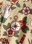 Vegetal Skull Chest Pocket Short Sleeve Shirt