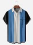 Easter Cross Chest Pocket Short Sleeves Casual Shirts