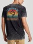 Washed Cotton Coconut Tree Crew T-Shirt