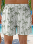 Coconut Tree Drawstring Beach Shorts