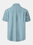 Hardaddy® Cotton Stripe Chest Pocket Bowling Shirt