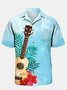 Hardaddy® Cotton Guitar Chest Pocket Aloha Shirt