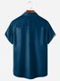 Fun Rooster Chest Pocket Short Sleeve Bowling Shirt