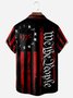 Independence Day Chest Pocket Short Sleeve Shirt