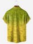 Rock Dinosaur Chest Pocket Short Sleeve Casual Shirt