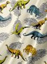 Dinosaur Chest Pocket Short Sleeve Hawaiian Shirt