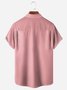 Super Pig Chest Pocket Short Sleeve Casual Shirt