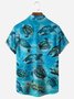 Sea Turtle Chest Pocket Short Sleeve Hawaiian Shirt