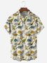 Dinosaur Chest Pocket Short Sleeve Hawaiian Shirt