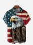 American Flag Chest Pocket Short Sleeve Shirt