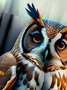Owl Chest Pocket Short Sleeve Hawaiian Shirt