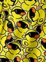 Duckling Chest Pocket Short Sleeve Casual Shirt