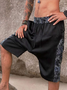 Cotton Paisley Casual Bermuda Shorts