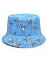 Blue Shark Tropical Fish Sun Protection Bucket Hat