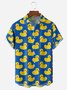Ducks Chest Pocket Short Sleeve Hawaiian Shirt