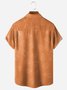 Thanksgiving Dinosaur Turkey Chest Pocket Short Sleeve Shirt