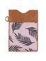 Casual Leaf and Plant Pattern Leather Card Holder Wallet Hawaii