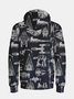 Starship Zip-up Hoodie Sweatshirt