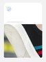 Men's Contrasting Stripes Breathable Casual Flyknit Sneakers