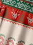 Santa Claus Jesus Selfie Ugly Chest Pocket Short Sleeve Holiday Shirt