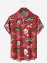 Santa Claus Pocket Short Sleeve Casual Shirt