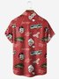 Santa Claus Pocket Short Sleeve Casual Shirt