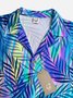 Colorful Palm Leaf Short Sleeve Aloha Shirt