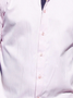 Polka Dot Contrast Long Sleeve Casual Shirt