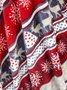 Christmas Reindeer Snowflake Polka Dot Decoration Blanket