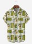 Pickle Jars Chest Pocket Short Sleeve Casual Shirt