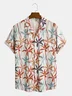 Coconut Tree Chest Pocket Short Sleeve Resort Shirt