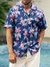Hardaddy® Cotton Floral Chest Pocket Aloha Shirt