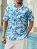 Hardaddy®Cotton Coconut Tree Chest Pocket Resort Shirt