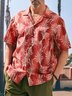 Hardaddy® Cotton Leaves Chest Pocket Aloha Shirt