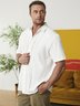 Hardaddy®Cotton Plain Short Sleeve Guayabera Shirt