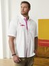 Hardaddy®Cotton Flamingo Contrast Resort Shirt