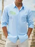 Coconut Tree Long Sleeve Resort Shirt