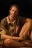 Retro Beauty Chest Pocket Short Sleeve Hawaiian Shirt
