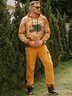 Men's Christmas Elements Christmas Tree Car Graphic Print Long Sleeve Sweatshirt