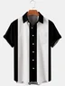 Hardaddy Shirts For Father Men's Basic 50s Style Bowling Shirt