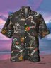 Men's Printed Hawaiian Casual Short Sleeve Shirt