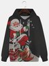 Men's Christmas Graphic Print Hoodie