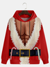 Men's Christmas Graphic Print Hoodie