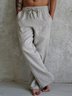 Men's Cotton Linen Casual Trousers