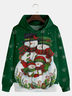 Christmas Snowman Hoodie Sweatshirt
